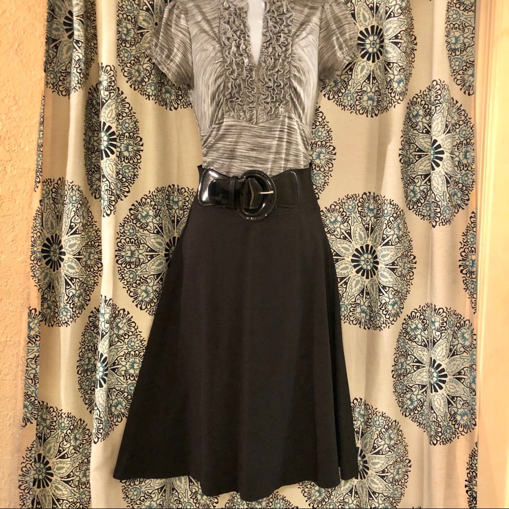 2 FOR $20! Gray high wasted A line skirt
